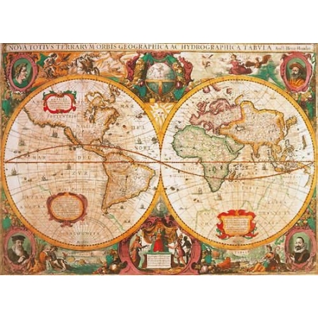 PUZZLE CLEM 1000 el. Old Map